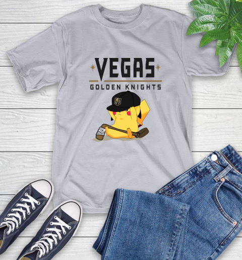 NHL Pikachu Hockey Sports Vegas Golden Knights T-Shirt 6