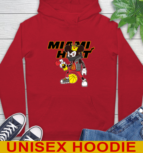 Miami Heat NBA Basketball Mickey Peace Sign Sports Hoodie 10