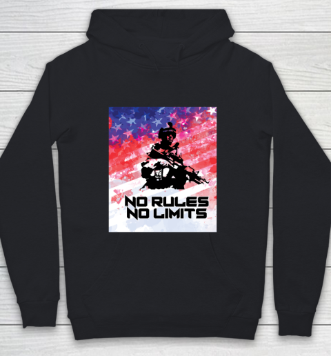Veteran Shirt No Rules No Limits Proud Army National Guard Youth Hoodie
