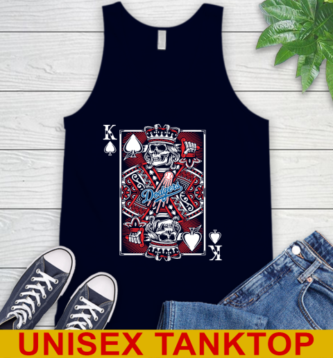 Los Angeles Dodgers MLB Baseball The King Of Spades Death Cards Shirt Tank Top 2