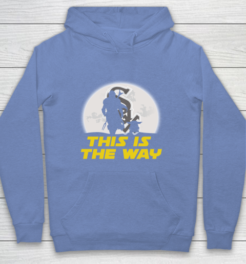 Chicago White Sox MLB Baseball Star Wars Yoda And Mandalorian This Is The Way Youth Hoodie 8