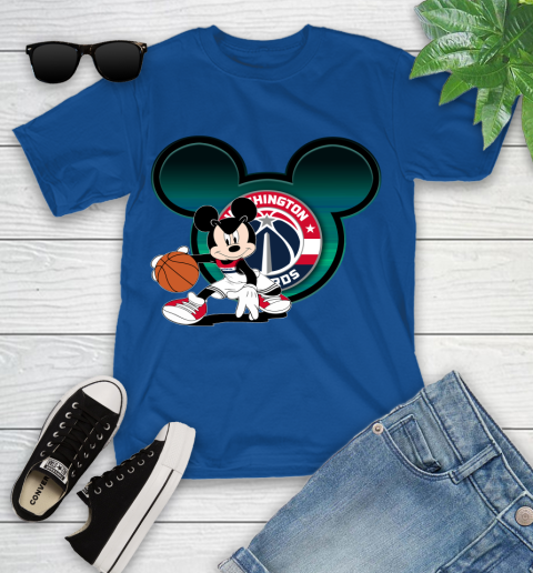 NBA Washington Wizards Mickey Mouse Disney Basketball Youth T-Shirt 9