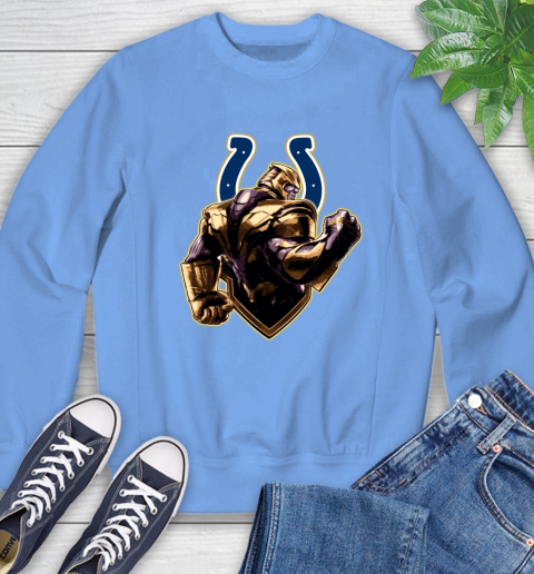 NFL Thanos Avengers Endgame Football Sports Indianapolis Colts Sweatshirt 11