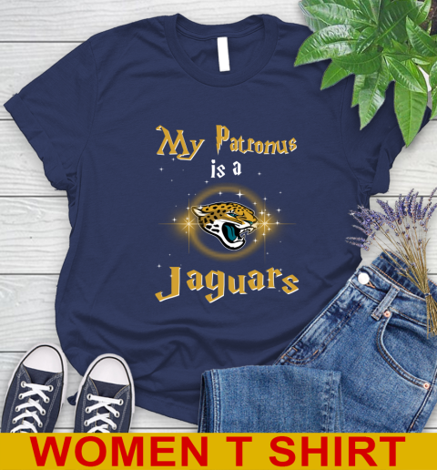 NFL Football Harry Potter My Patronus Is A Jacksonville Jaguars Women's T-Shirt 12