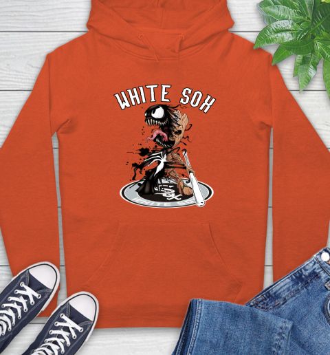 MLB Chicago White Sox Baseball Venom Groot Guardians Of The Galaxy Hoodie 5