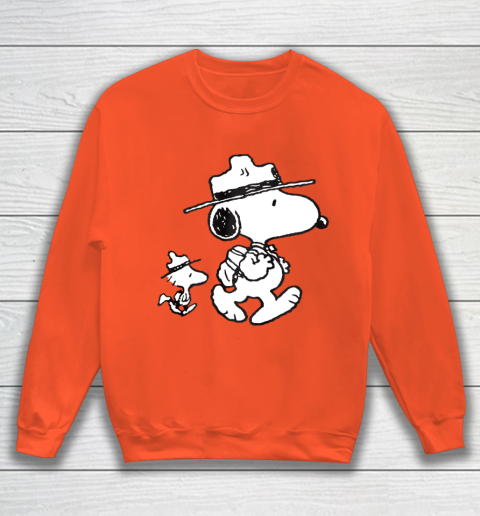 Funny Snoopy Woodstock Camping Sweatshirt 2