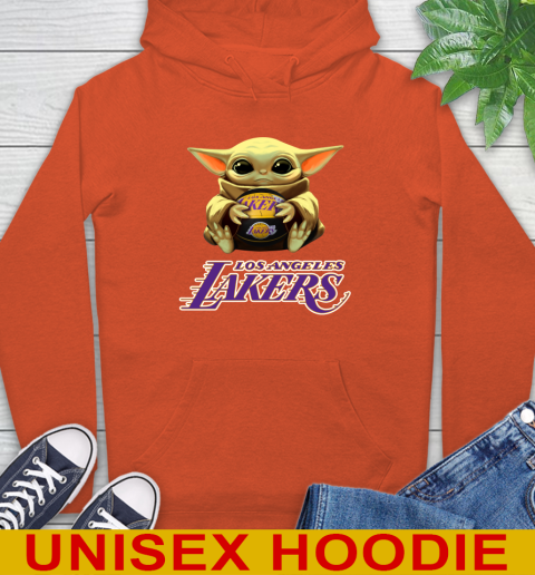 NBA Basketball Los Angeles Lakers Star Wars Baby Yoda Shirt 17