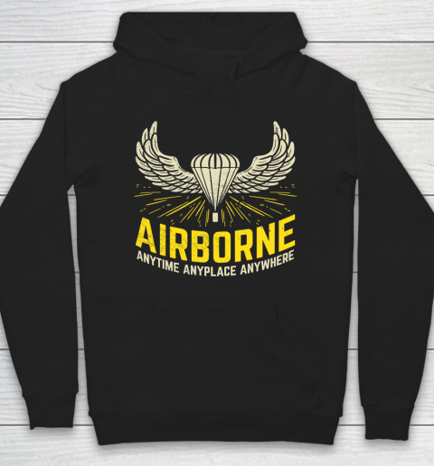 Veteran Shirt US American Airborne Paratrooper Parachutist Hoodie