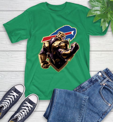 NFL Thanos Avengers Endgame Football Sports Buffalo Bills T-Shirt 7