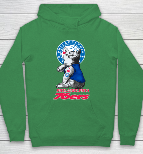 NBA Basketball My Cat Loves Philadelphia 76ers Hoodie 5