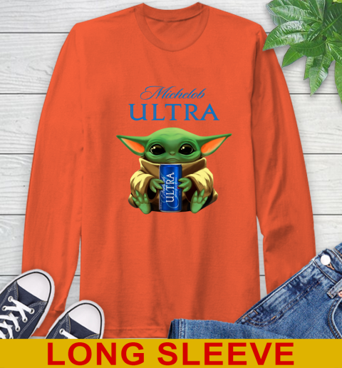 Star Wars Baby Yoda Hugs Michelob Ultra Beer Shirt 62