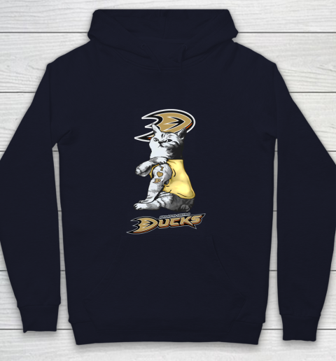 NHL My Cat Loves Anaheim Ducks Hockey Youth Hoodie 2