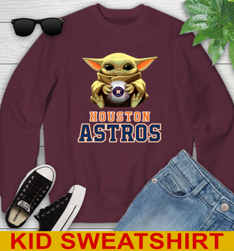 MLB Baseball Houston Astros Star Wars Baby Yoda Shirt 117