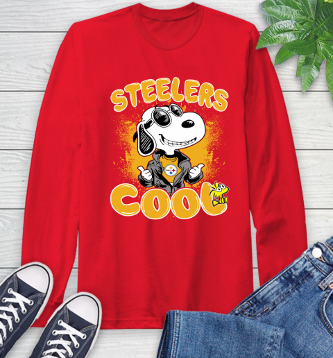 NFL Football Pittsburgh Steelers Cool Snoopy Shirt Long Sleeve T-Shirt 12