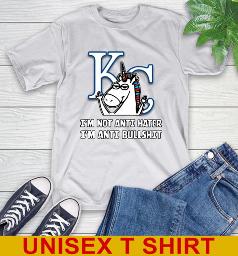 Los Angeles Angels MLB Baseball Unicorn I'm Not Anti Hater I'm Anti Bullshit (2) T-Shirt 12