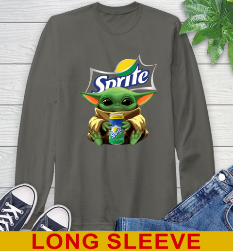 Star Wars Baby Yoda Hugs Sprite Soft Drink Shirt 65