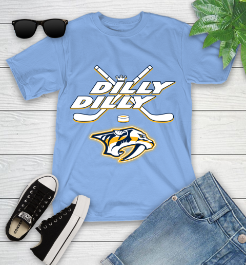 NHL Nashville Predators Dilly Dilly Hockey Sports Youth T-Shirt 11
