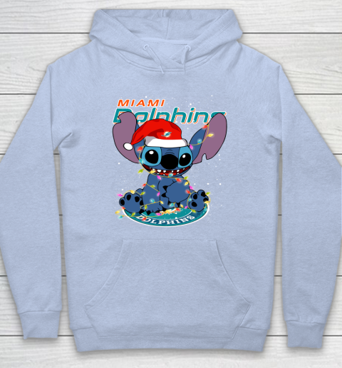 Miami Dolphins NFL Football noel stitch Christmas Hoodie 5