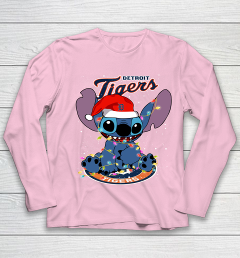 Detroit Tigers MLB noel stitch Baseball Christmas Youth Long Sleeve 6
