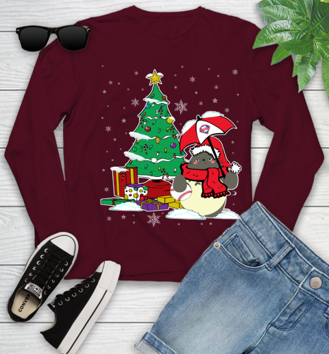 Philadelphia Phillies MLB Baseball Cute Tonari No Totoro Christmas Sports Youth Long Sleeve 6
