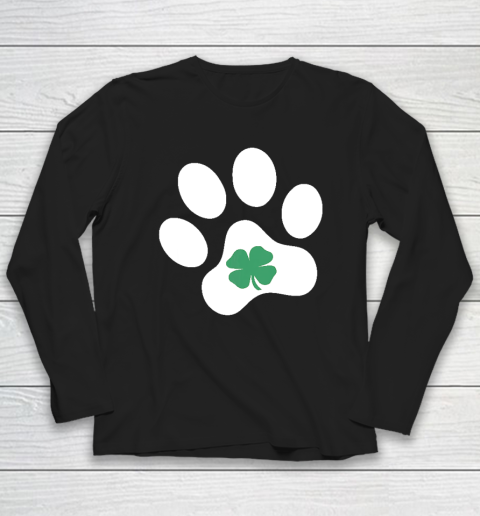 Dog St. Patrick's Day  Shamrock Dog Long Sleeve T-Shirt