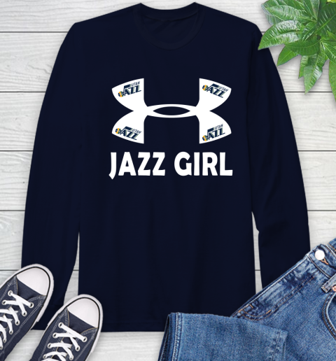 NBA Utah Jazz Girl Under Armour Basketball Sports Long Sleeve T-Shirt 3