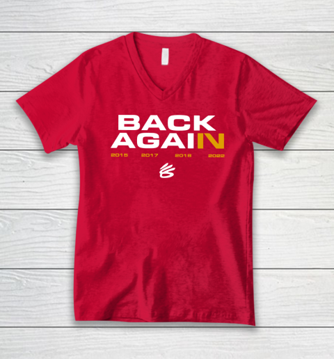 Steph Curry Back Again V-Neck T-Shirt 5