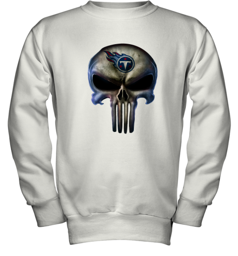 Tennessee Titans The Punisher Mashup Football Youth Sweatshirt