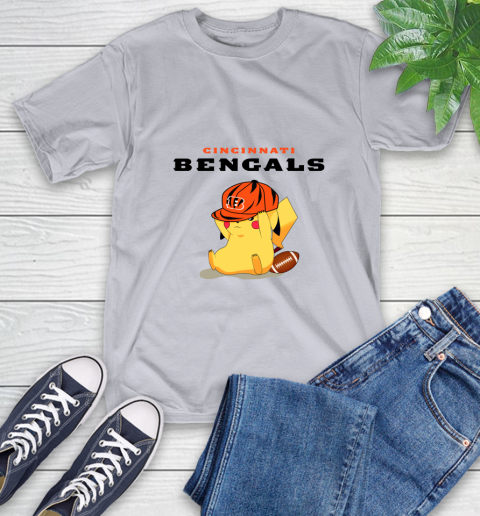 NFL Pikachu Football Sports Cincinnati Bengals T-Shirt 6