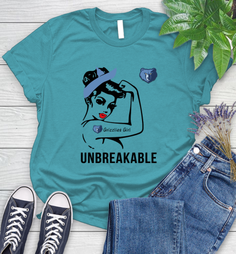 NBA Memphis Grizzlies Girl Unbreakable Basketball Sports Women's T-Shirt 12 NBA Memphis Grizzlies Girl Unbreakable Basketball Sports Women's T-Shirt - Image 12