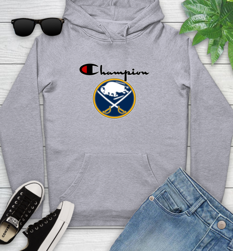 NHL Hockey Buffalo Sabres Champion Shirt Youth Hoodie 4