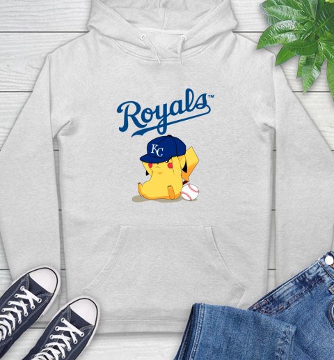 MLB Pikachu Baseball Sports Kansas City Royals Hoodie