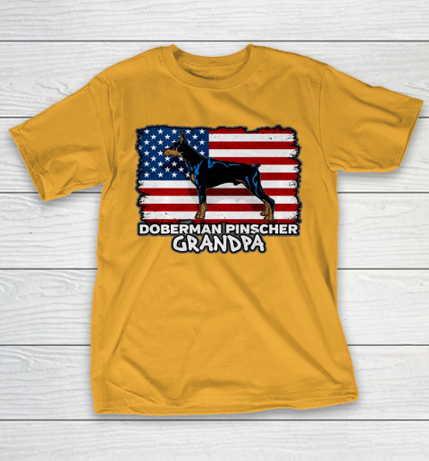 Grandpa Funny Gift Apparel  Mens Doberman Pinscher Grandpa T-Shirt 12