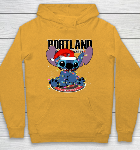 Portland Trail Blazers NBA noel stitch Basketball Christmas Hoodie 2