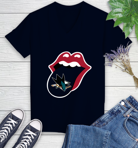 San Jose Sharks NHL Hockey Lips I Root For My Team Adoring Fan 79