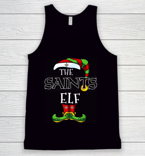 New Orleans Saints Christmas ELF Funny NFL Tank Top
