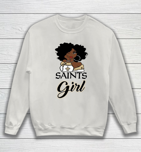 New Orleans Saints Girl NFL Sweatshirt 10