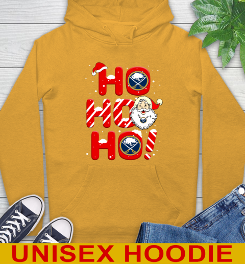 Buffalo Sabres NHL Hockey Ho Ho Ho Santa Claus Merry Christmas Shirt Hoodie 2