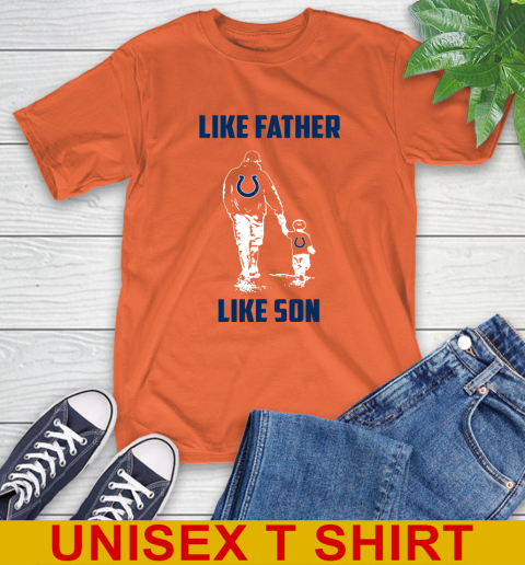 Indianapolis Colts NFL Football Like Father Like Son Sports T-Shirt 4
