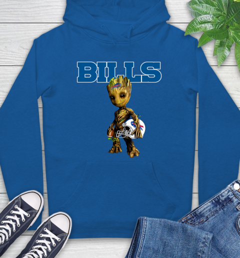 Buffalo Bills NFL Football Groot Marvel Guardians Of The Galaxy Hoodie 9