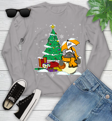Utah Jazz NBA Basketball Cute Tonari No Totoro Christmas Sports Youth Long Sleeve 5