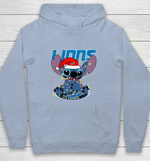 Detroit Lions NFL Football noel stitch Christmas Youth Hoodie 5
