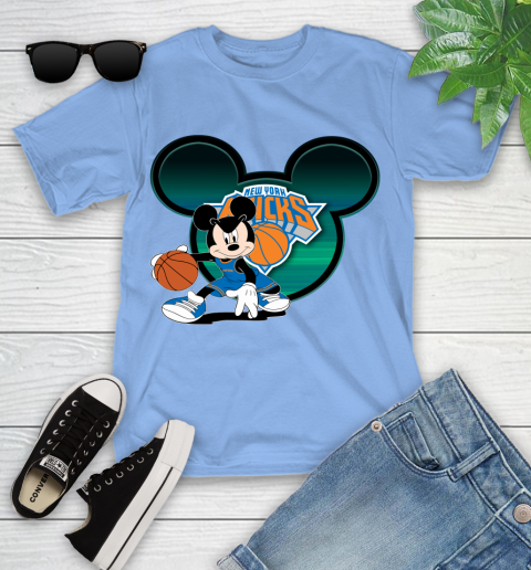 NBA New York Knicks Mickey Mouse Disney Basketball Youth T-Shirt 11