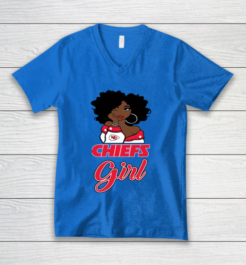 Kansas City Chiefs Girl NFL V-Neck T-Shirt 6