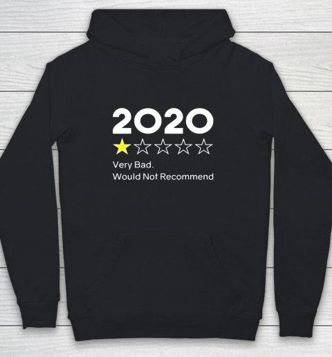 2020 One Star Very Bad Would Not Recommend Youth Hoodie