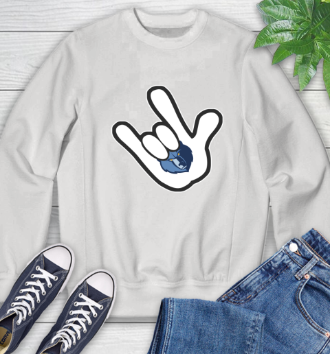 Memphis Grizzlies NBA Basketball Mickey Rock Hand Disney Sweatshirt