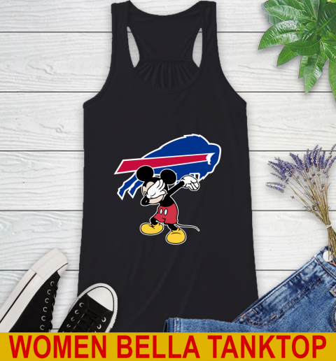 Buffalo Bills NFL Football Dabbing Mickey Disney Sports Racerback Tank 2