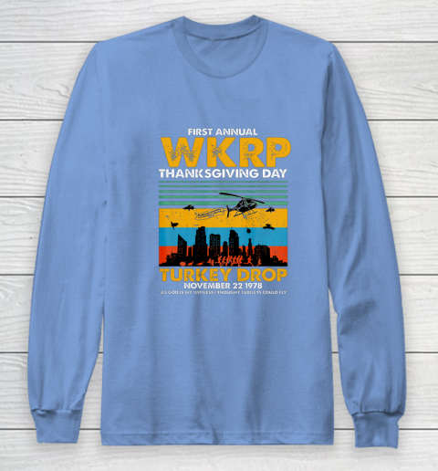 Wkrp Turkey Drop Shirt Turkey Drop T Shirt Turkey Drop Retro Long Sleeve T-Shirt 8