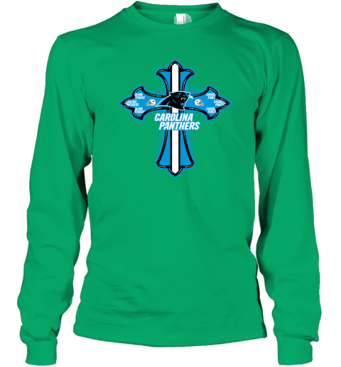 NFL Blue Crusader Cross Carolina Panthers Youth Sweatshirt - Rookbrand