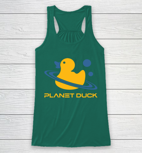 Planet Duck Quackity Racerback Tank 5